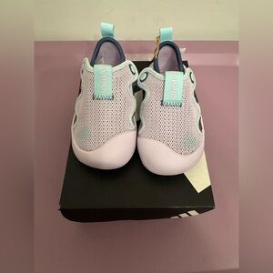 Girls Toddler Size 5K Adidas Adventure 3 Slide Sandal Shoes-ice Lavender